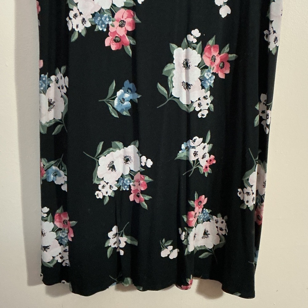 J Jill Everwear Collection Floral Black Dress - Picture 4 of 5